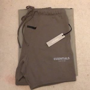 Fear of GOD Essentials Taupe Shorts   Unisex